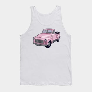 Vintage Pink Truck Tank Top